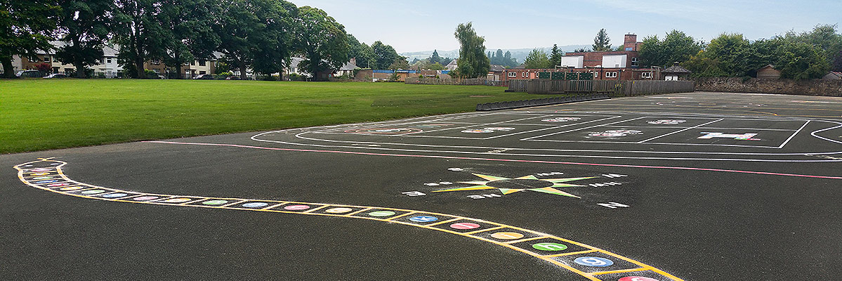 Playground Markings | Mold, North Wales