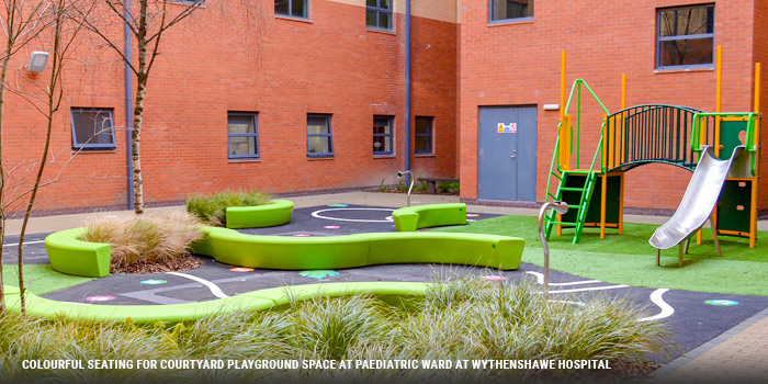 Wythenshawe Courtyard playground furniture