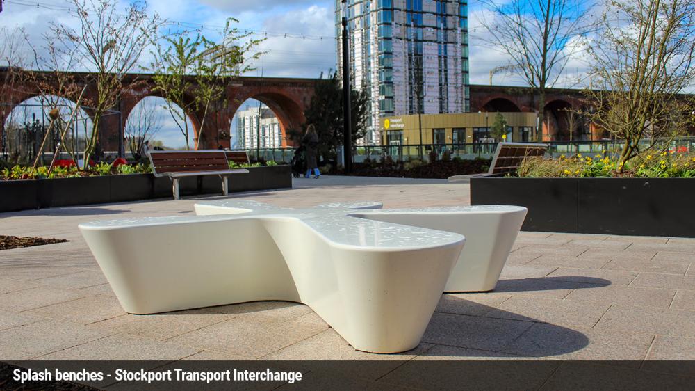 Splash Benches Stockport Transport Incherchange