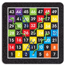 1-49 Snakes & Ladders Half Solid Playground Markings